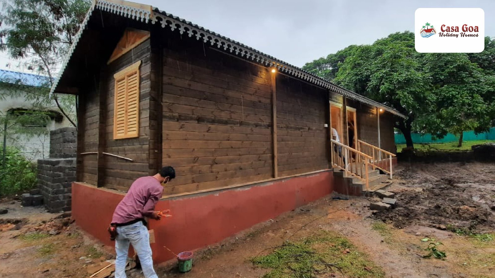 wooden homes india project